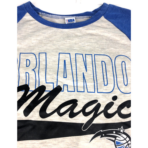 NBA Orlando Magic Basketball Women's Raglan Shirt Small Sideline Apparel Tee NEW - Picture 3 of 9